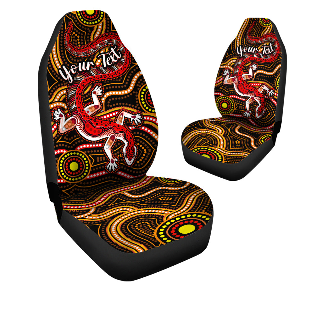 custom-personalised-aboriginal-art-lizard-car-seat-covers-you-are-number-one