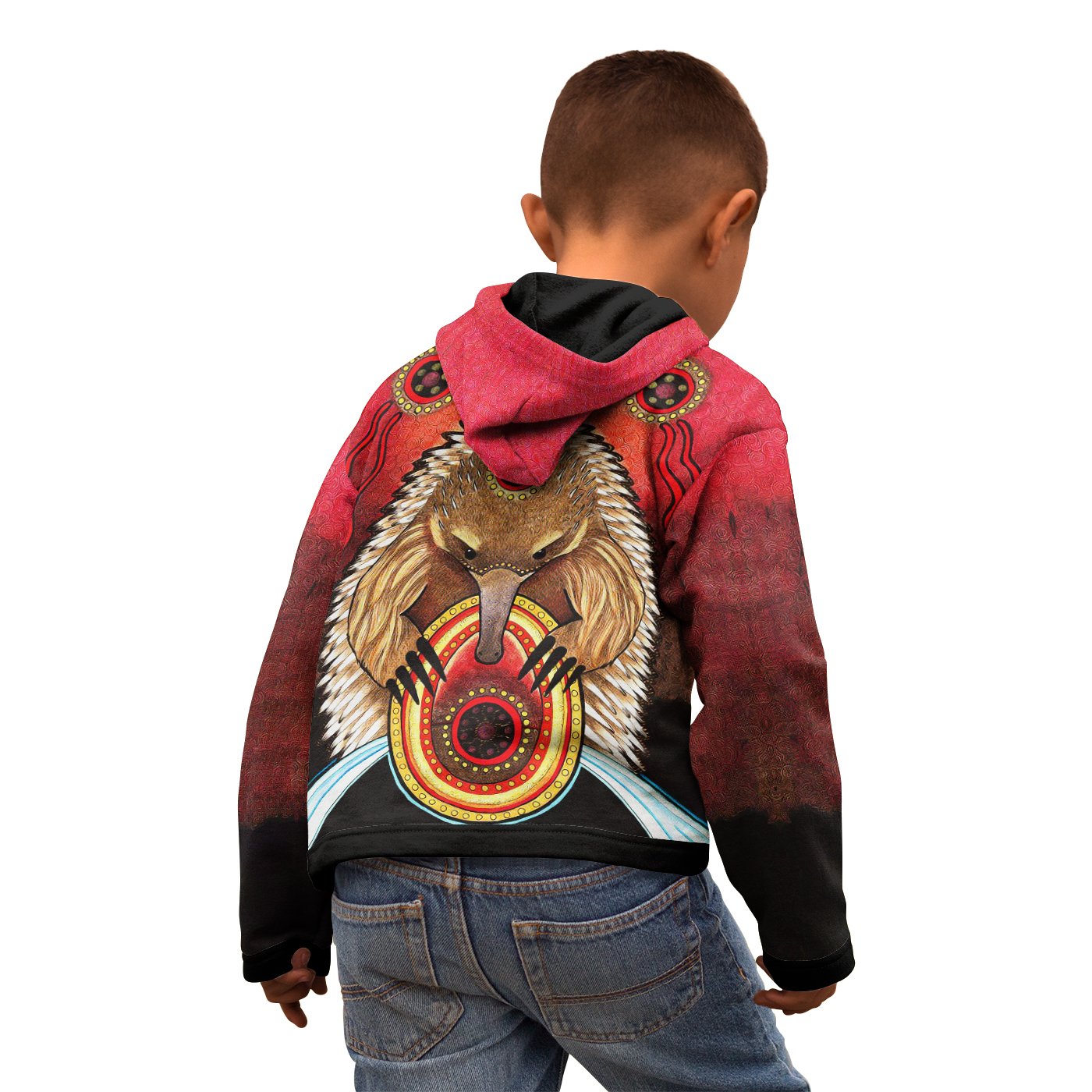 kid-hoodie-australian-echidna