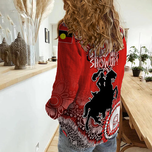 Dragons Rugby NAIDOC 2022 Aboriginal Women Casual Shirt - LT12