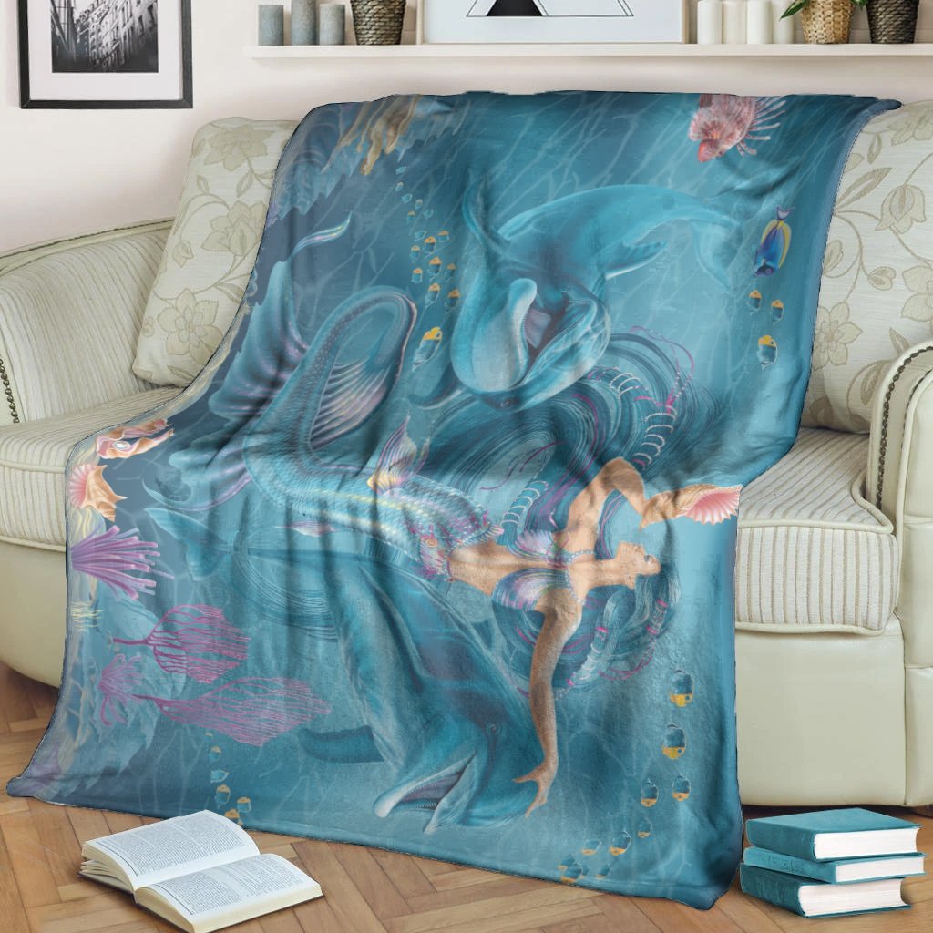 blankets-australia-beautiful-mermaid-with-dolphin