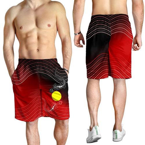 aboriginal-mens-shorts-two-indigenous-lizard