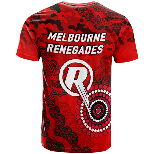Melbourne Renegades ANZAC Day Aboriginal T-Shirt - LT12