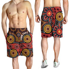 custom-aboriginal-mens-shorts-indigenous-circle-dot-painting-style-1