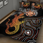 aboriginal-quilt-bed-set-lizard-sunshine