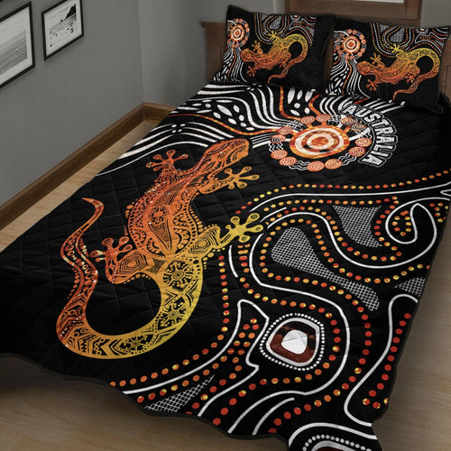 aboriginal-quilt-bed-set-lizard-sunshine
