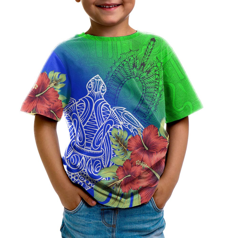 torres-strait-islanders-t-shirt-kids-ocean-hibiscus