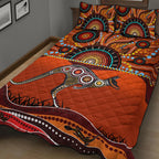 aboriginal-quilt-bed-set-kangaroo-with-dot-painting