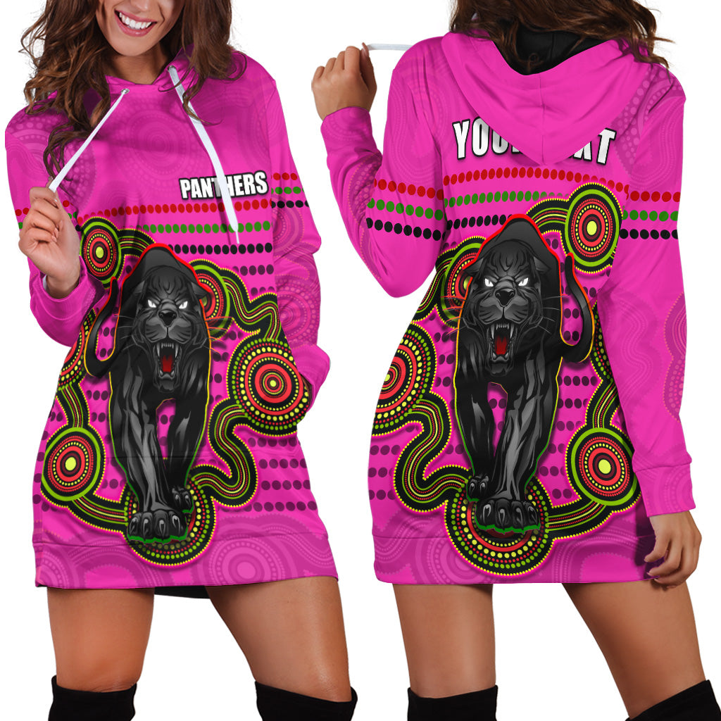 custom-personalised-panthers-indigenous-hoodie-dress-version-pink-alternate