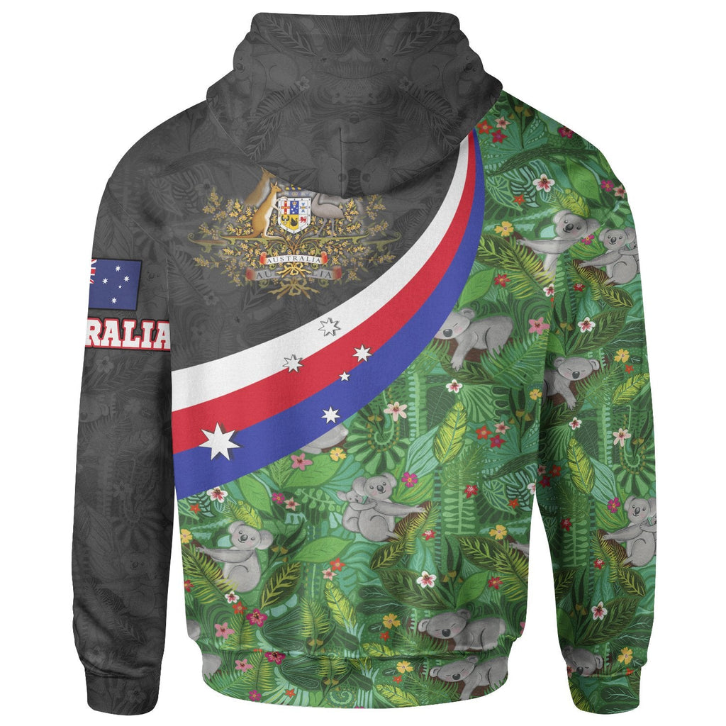 hoodie-australia-coat-of-arms-with-koala-patterns