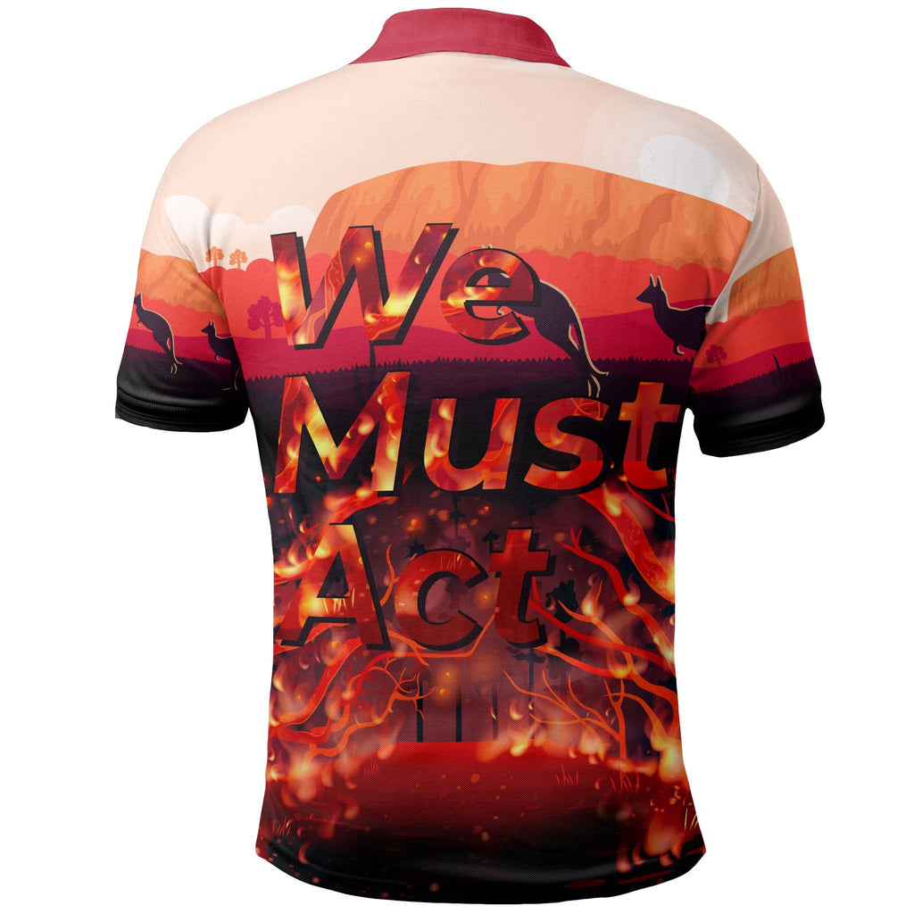 polo-shirt-koala-bushfire-shirt-pray-for-australia