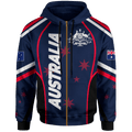 Zip-up Hoodie - Australian Coat Of Arms Hoodie - Unisex