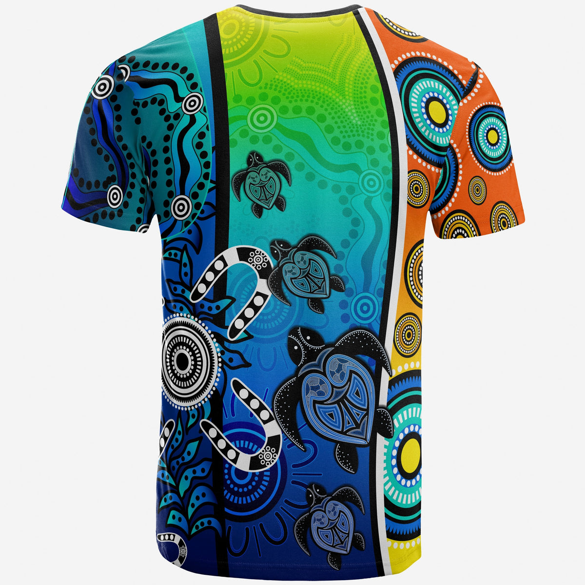 aboriginal-t-shirts-indigenous-turtle-dot-painting-art