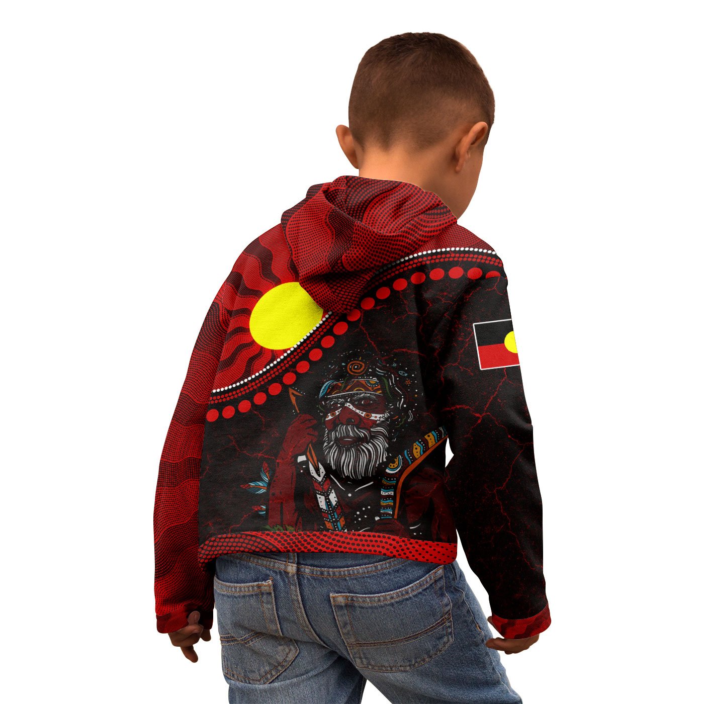 aboriginal-zip-up-hoodie-kid-indigenous-people-and-sun