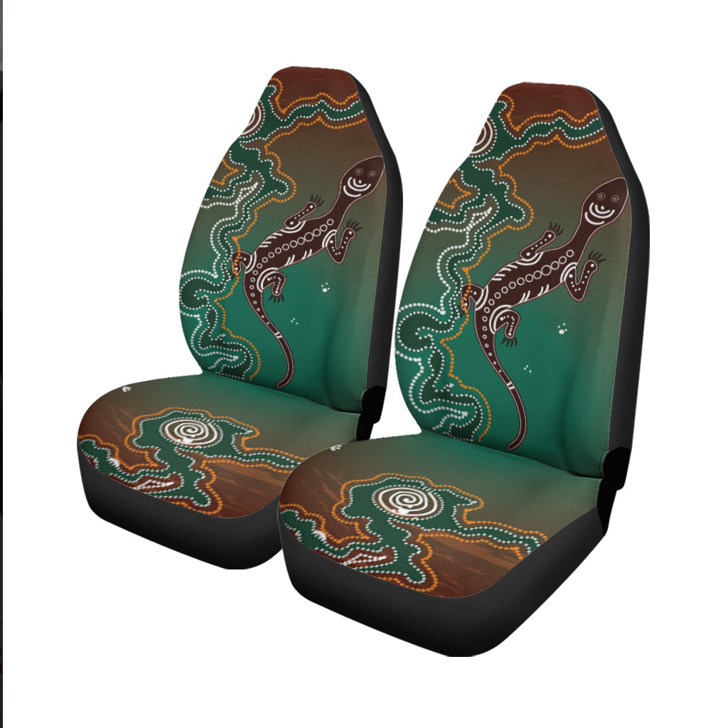 aboriginal-lizard-car-seat-covers-indigenous-dot-painting-art
