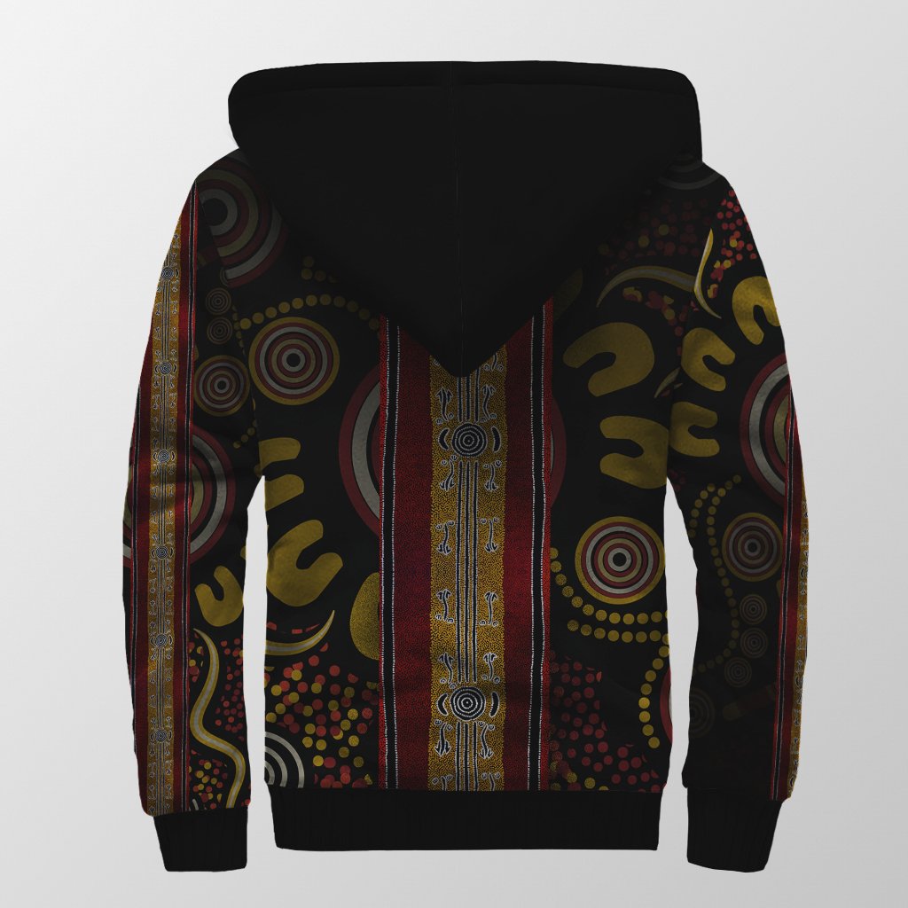 sherpa-hoodie-aboriginal-dot-panting-art-stripe-lines