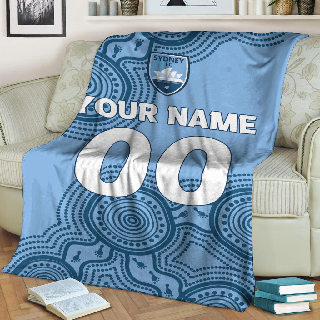 custom-personalised-sydney-blanket-indigenous-dot-painting-art