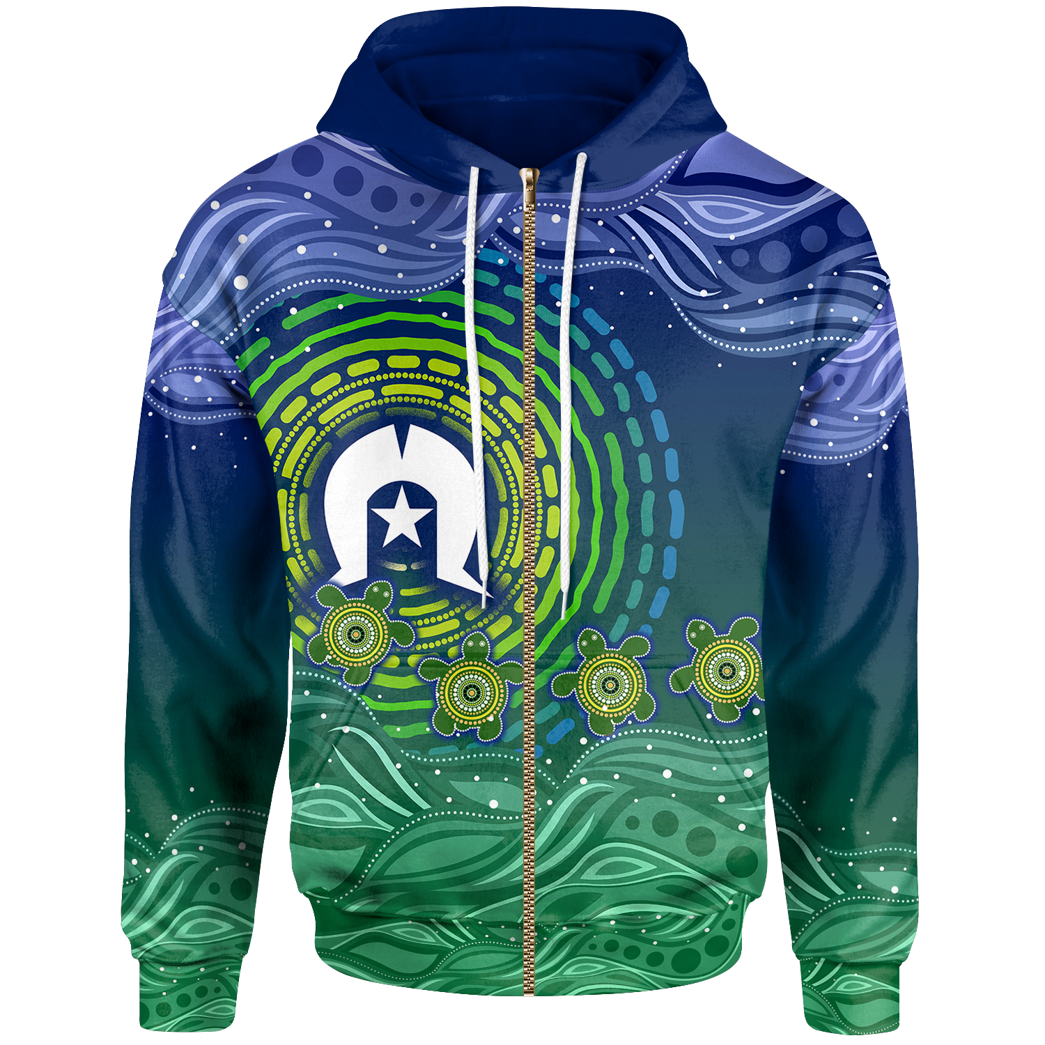 torres-strait-islanders-zip-up-hoodie-aboriginal-turtle