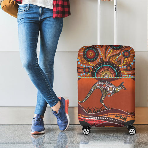 aboriginal-luggage-covers-kangaroo-with-dot-painting
