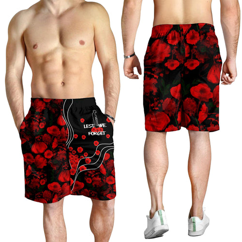anzac-lest-we-forget-mens-shorts-poppy-flowers