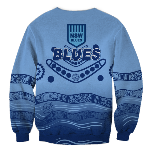 New South Wales Blues Aboriginal Indigenous Sweatshirt - LT12