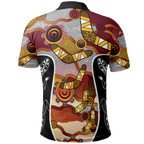 polo-shirt-aboriginal-dot-painting-lizard-shirt-unisex