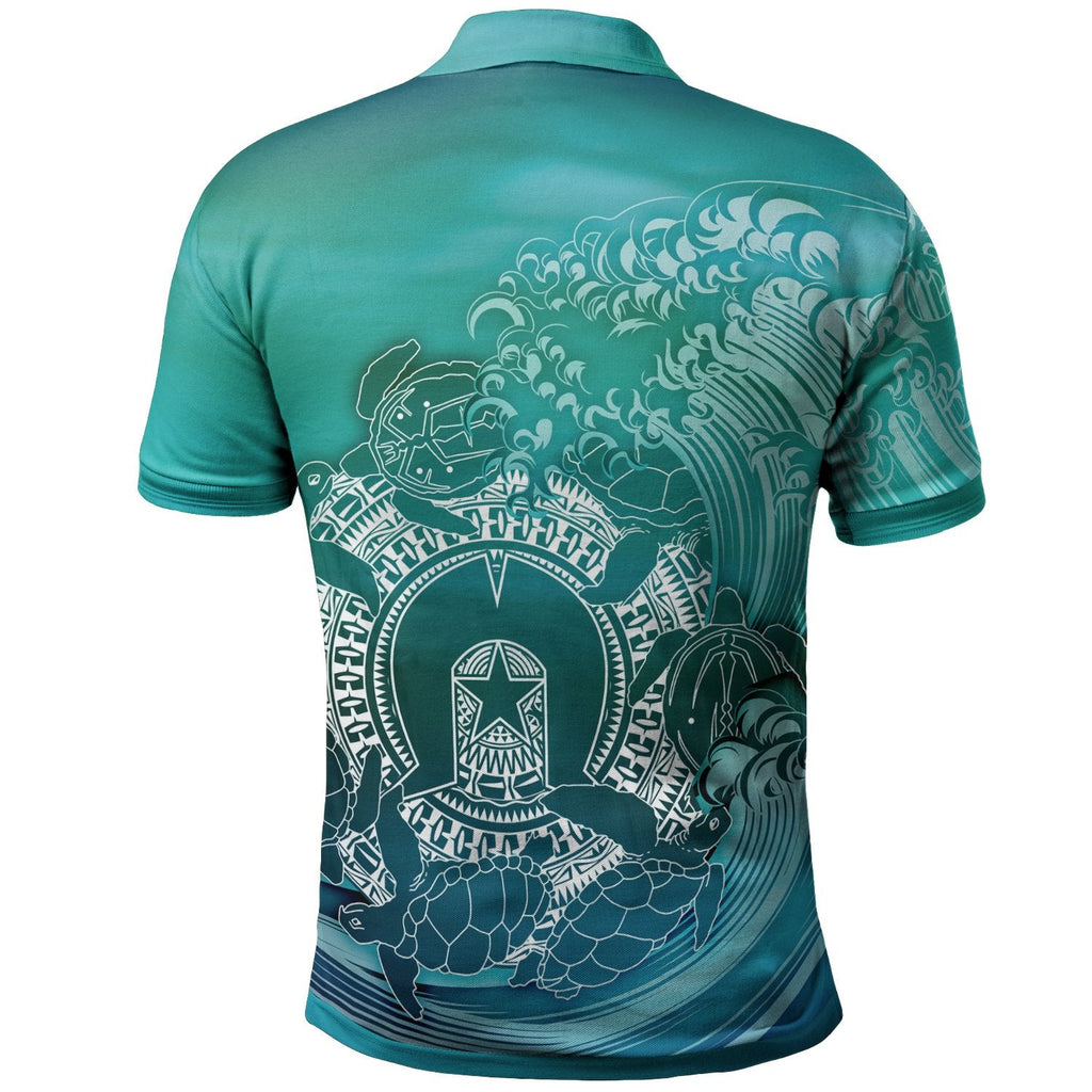 customaboriginal-polo-shirt-torres-strait-islands-in-wave