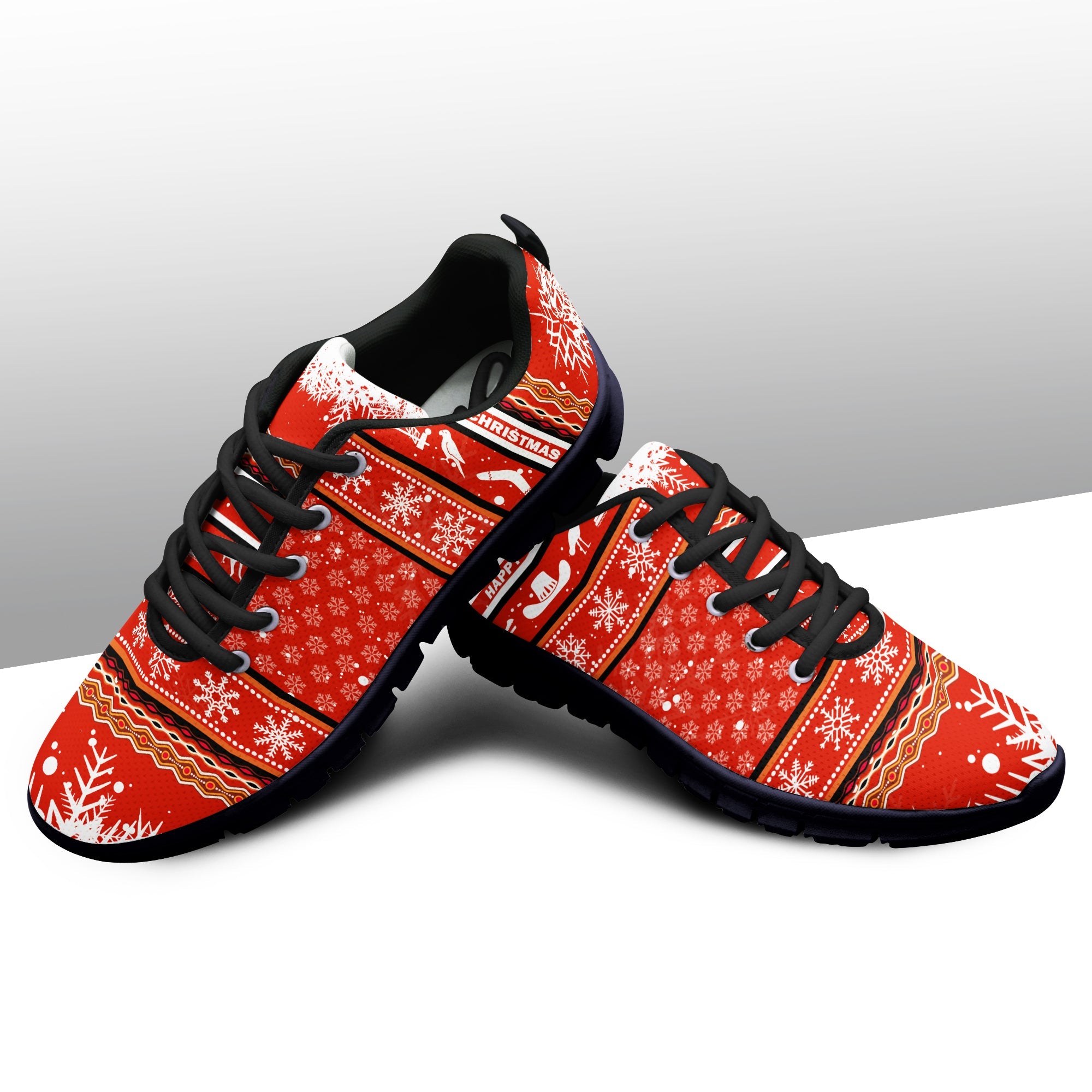 Australia Christmas Kangaroo Aboriginal Pattern Sneaker - LT2