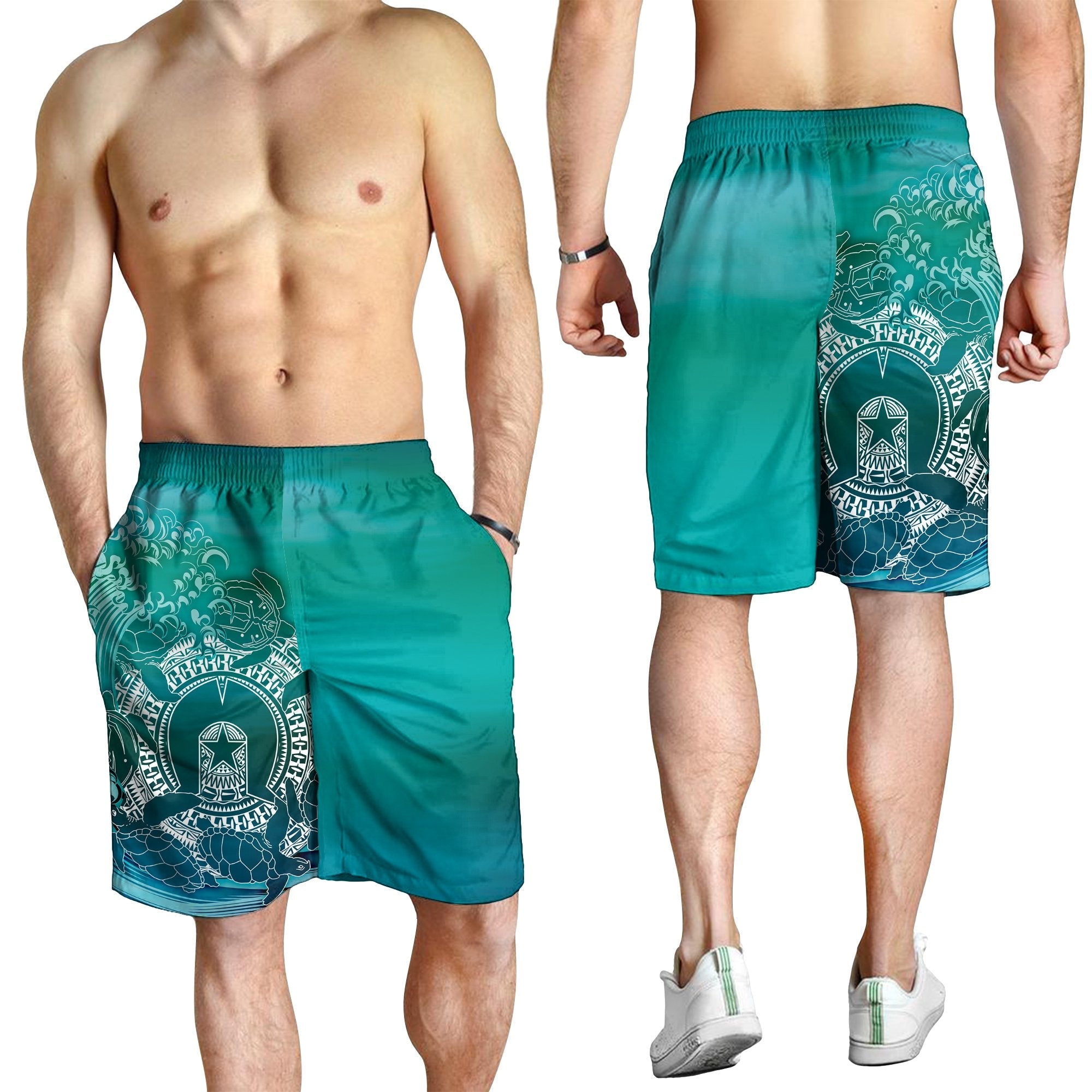 aboriginal-men-shorts-torres-strait-islands-in-wave