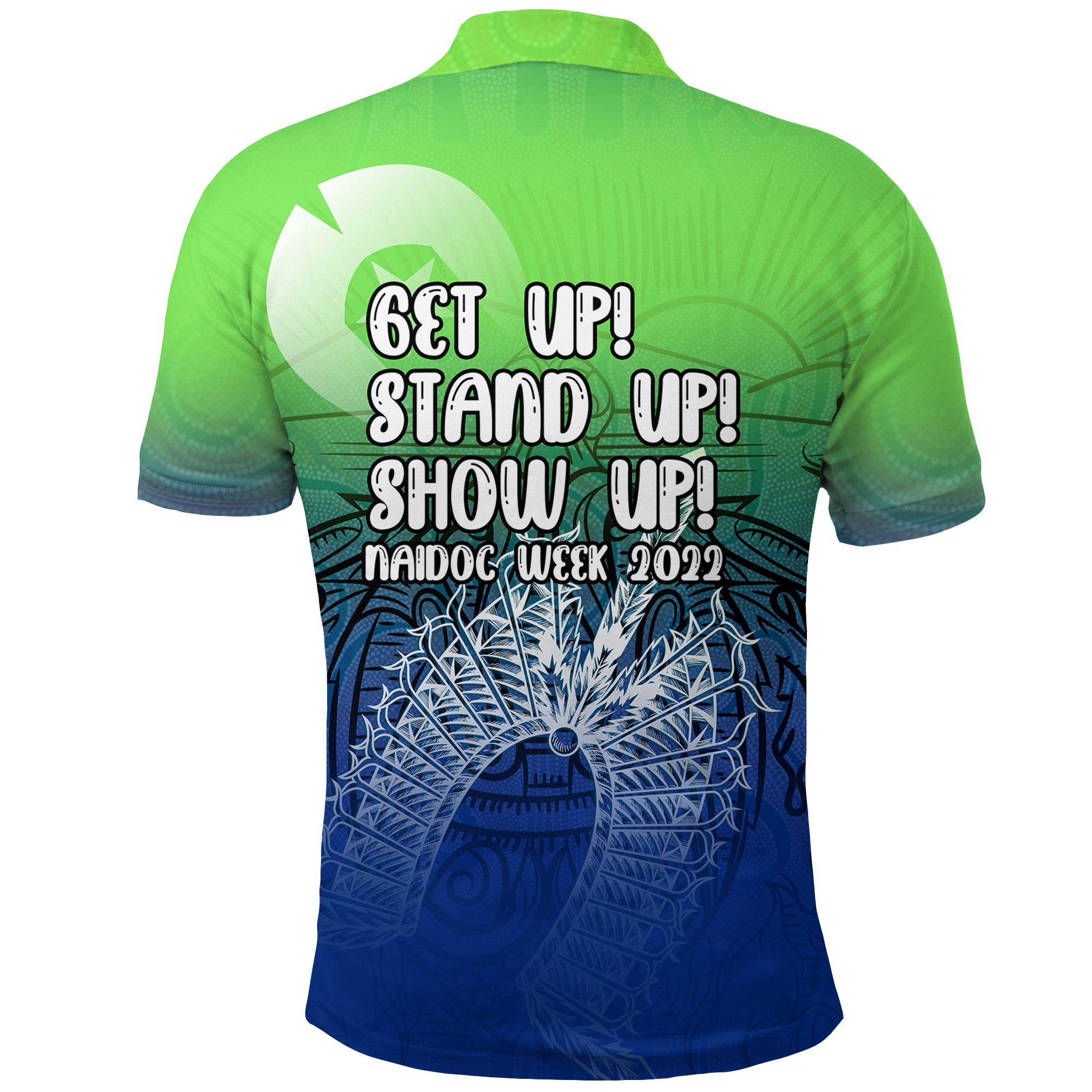 naidoc-week-2022-torres-strait-islander-polo-shirt-indigenous-dot-painting-art