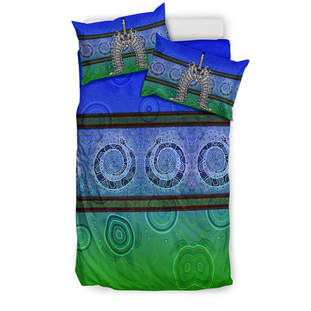 bedding-set-turtle-with-dhari-mask-snake-patterns