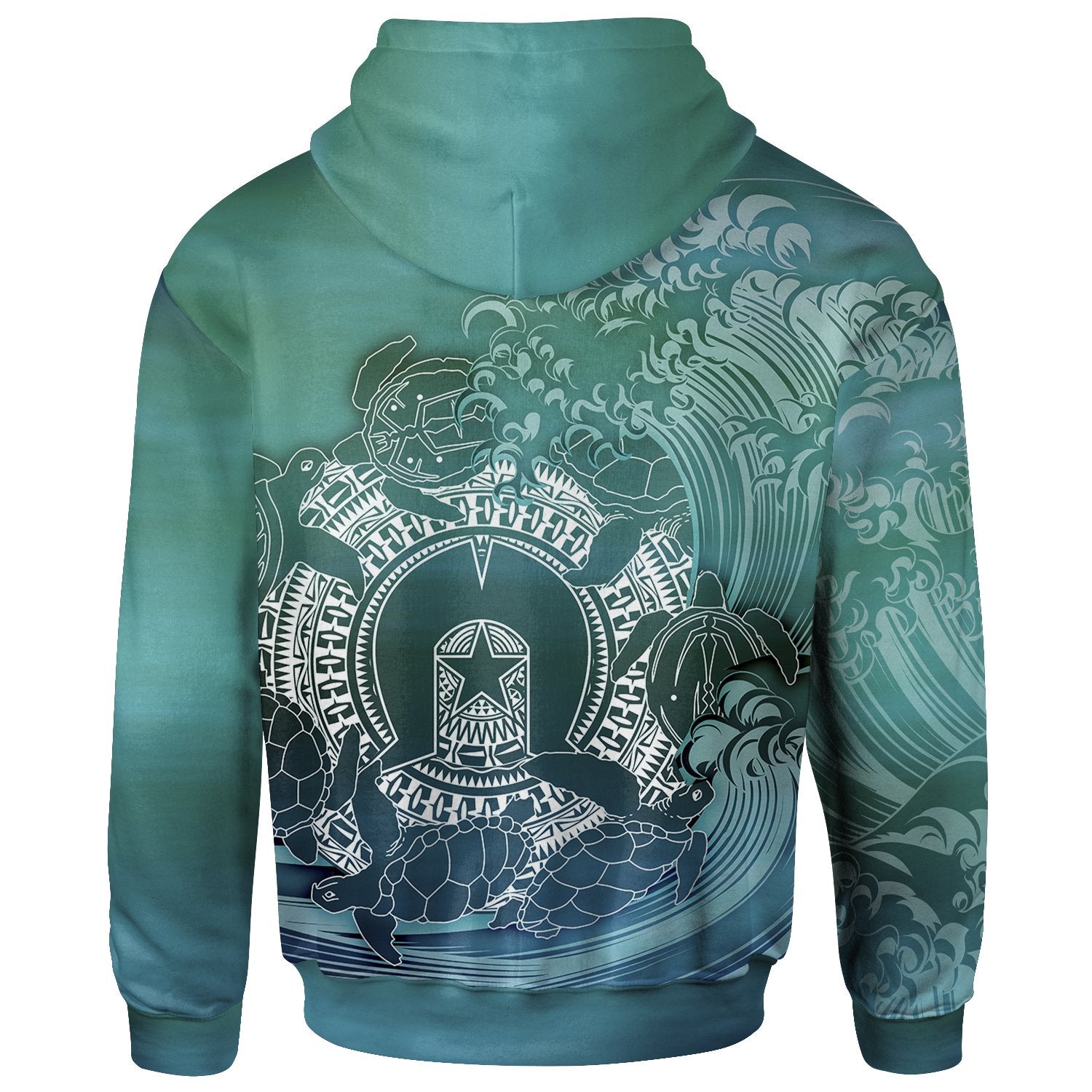 [Custom] Aboriginal Hoodie, Torres Strait Islands in Wave