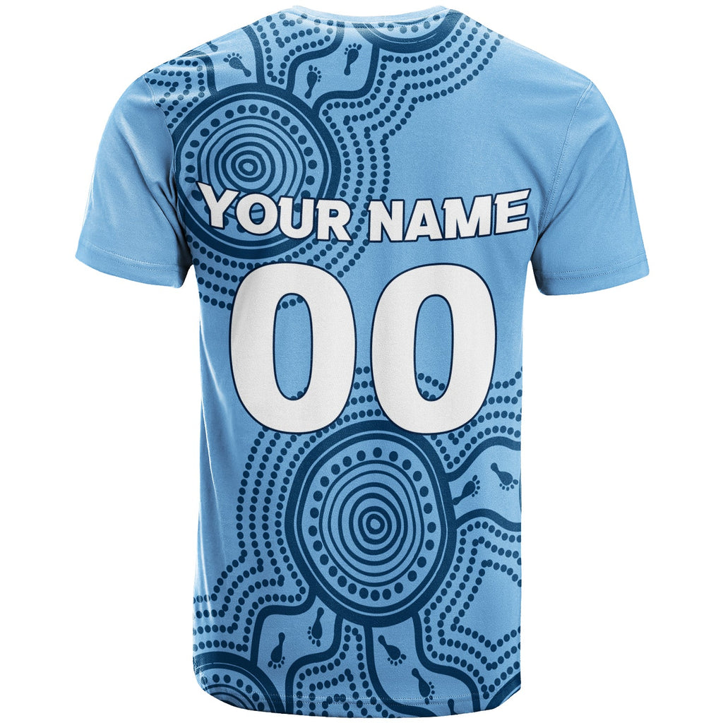 custom-personalised-sydney-t-shirt-indigenous-dot-painting-art