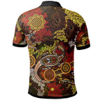 custom-aboriginal-polo-shirts-kangaroo-and-lizard-dot-painting-art
