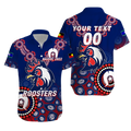 (Custom Personalised) Roosters Rugby NAIDOC 2022 Aboriginal Hawaiian Shirt