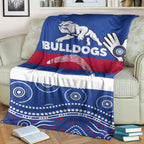 western-bulldogs-blanket-aboriginal-dot-painting