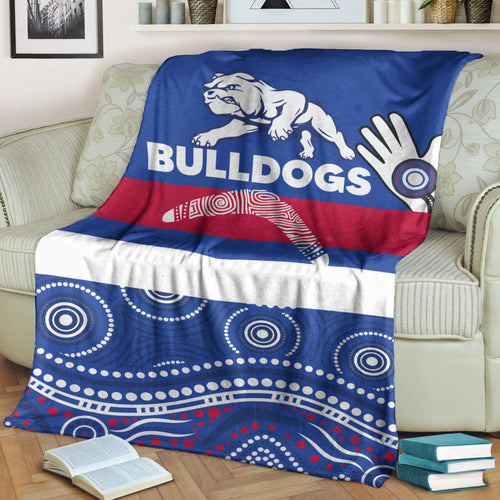 western-bulldogs-blanket-aboriginal-dot-painting