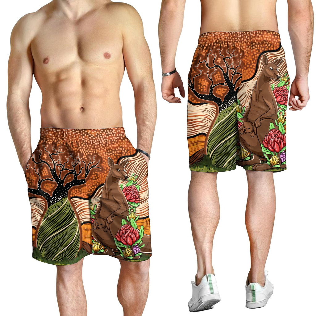 aboriginal-mens-shorts-kangaroo-with-indigenous-tree