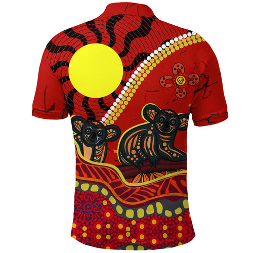 aboriginal-koala-painting-polo-shirt