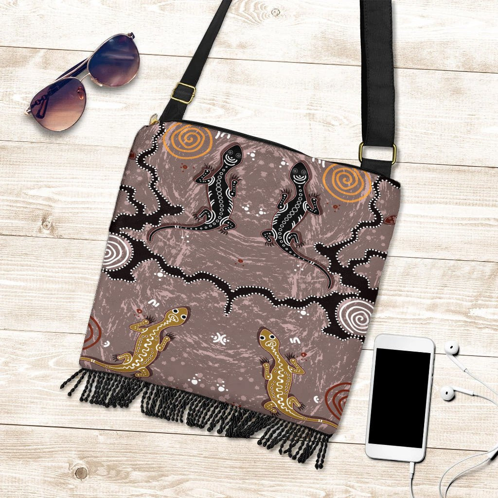 boho-handbag-lizard-family-aboriginal-pattern