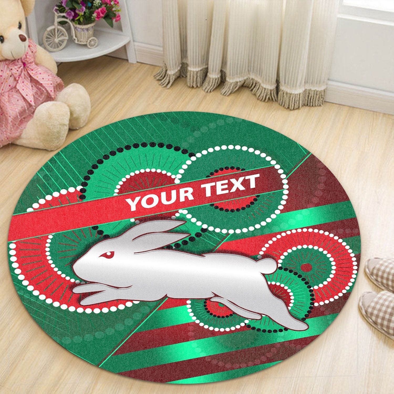 custom-personalised-rabbitohs-round-carpet-indigenous-bravery-1