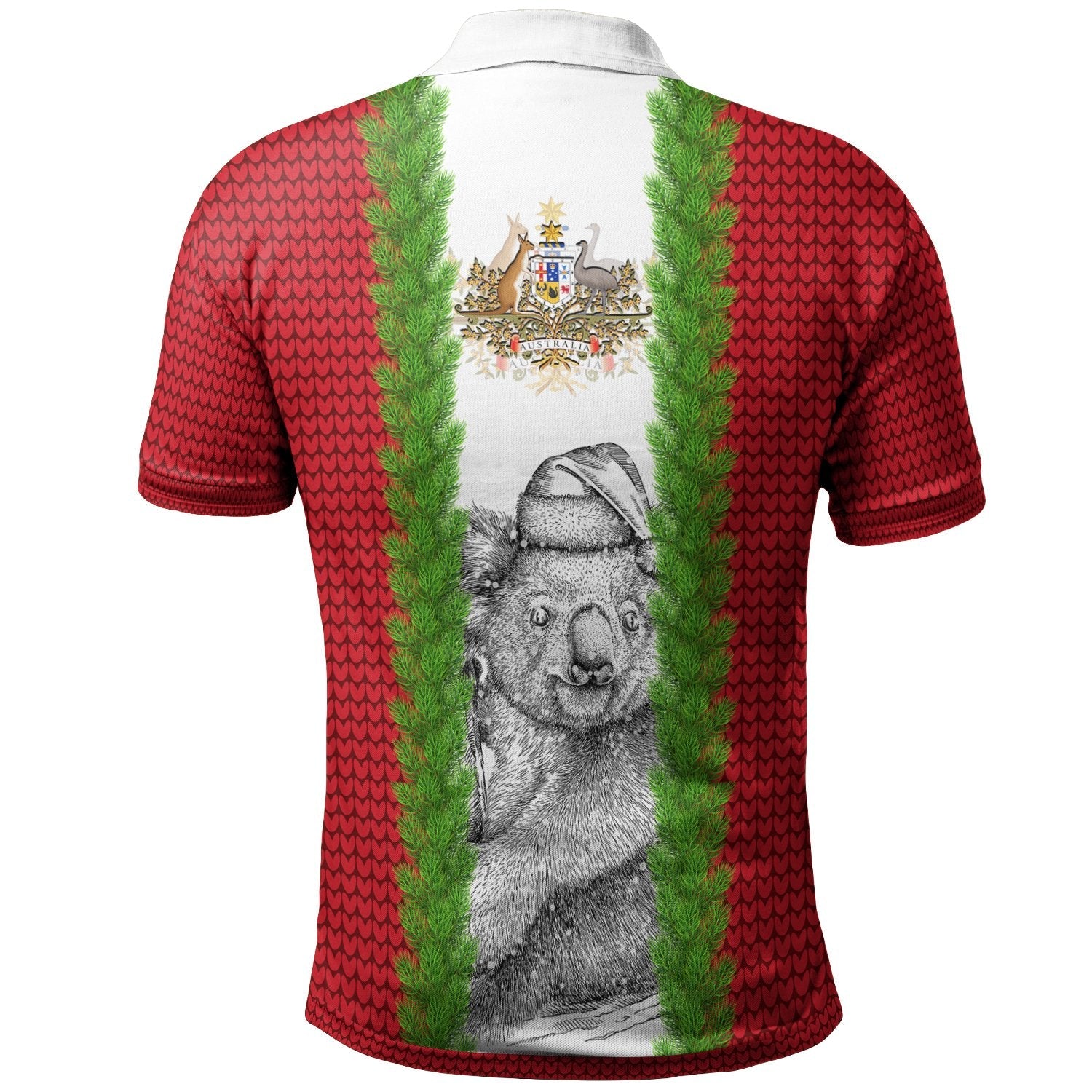 custom-christmas-polo-shirts-merry-christmas-koala