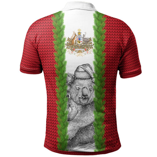 custom-christmas-polo-shirts-merry-christmas-koala