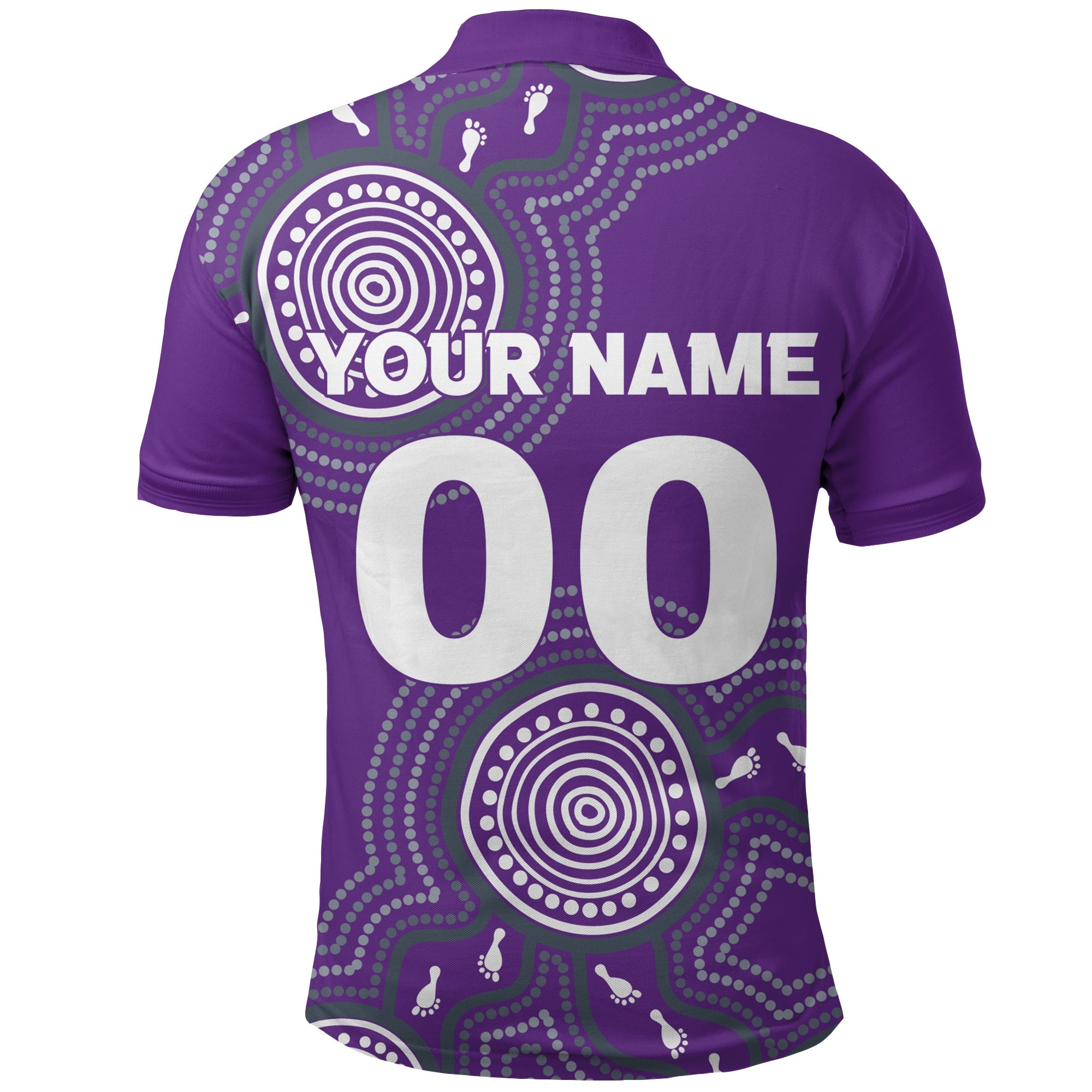 custom-personalised-perth-glory-polo-shirt-indigenous-dot-painting-art