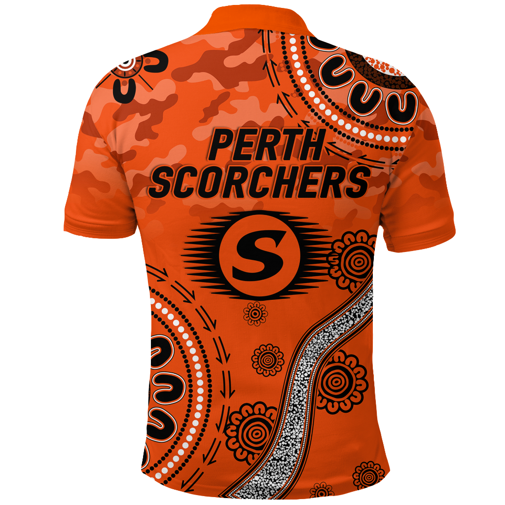 Perth Scorchers ANZAC Day Aboriginal Polo Shirt - LT12