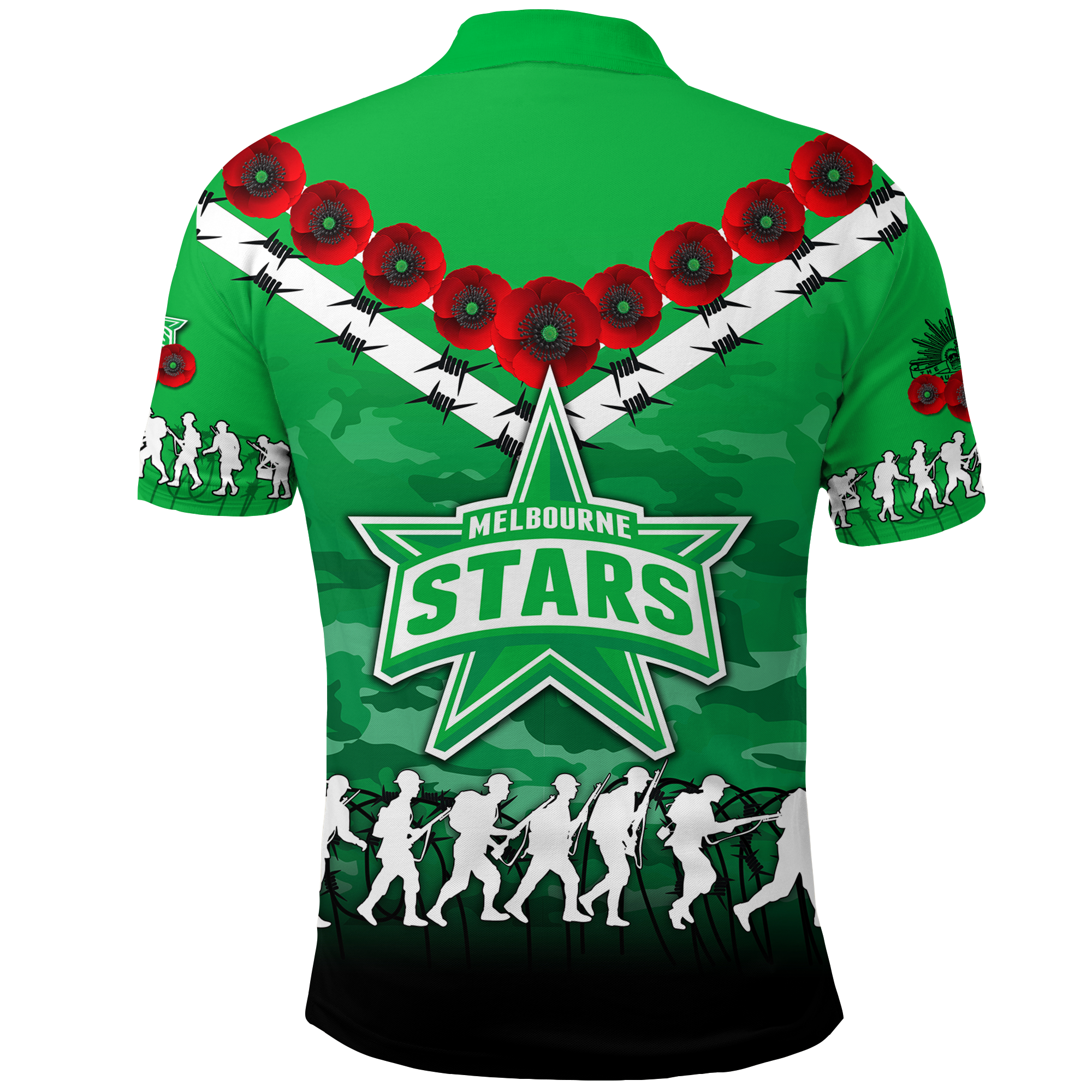 melbourne-stars-anzac-2022-polo-shirt-camouflage-with-poppy