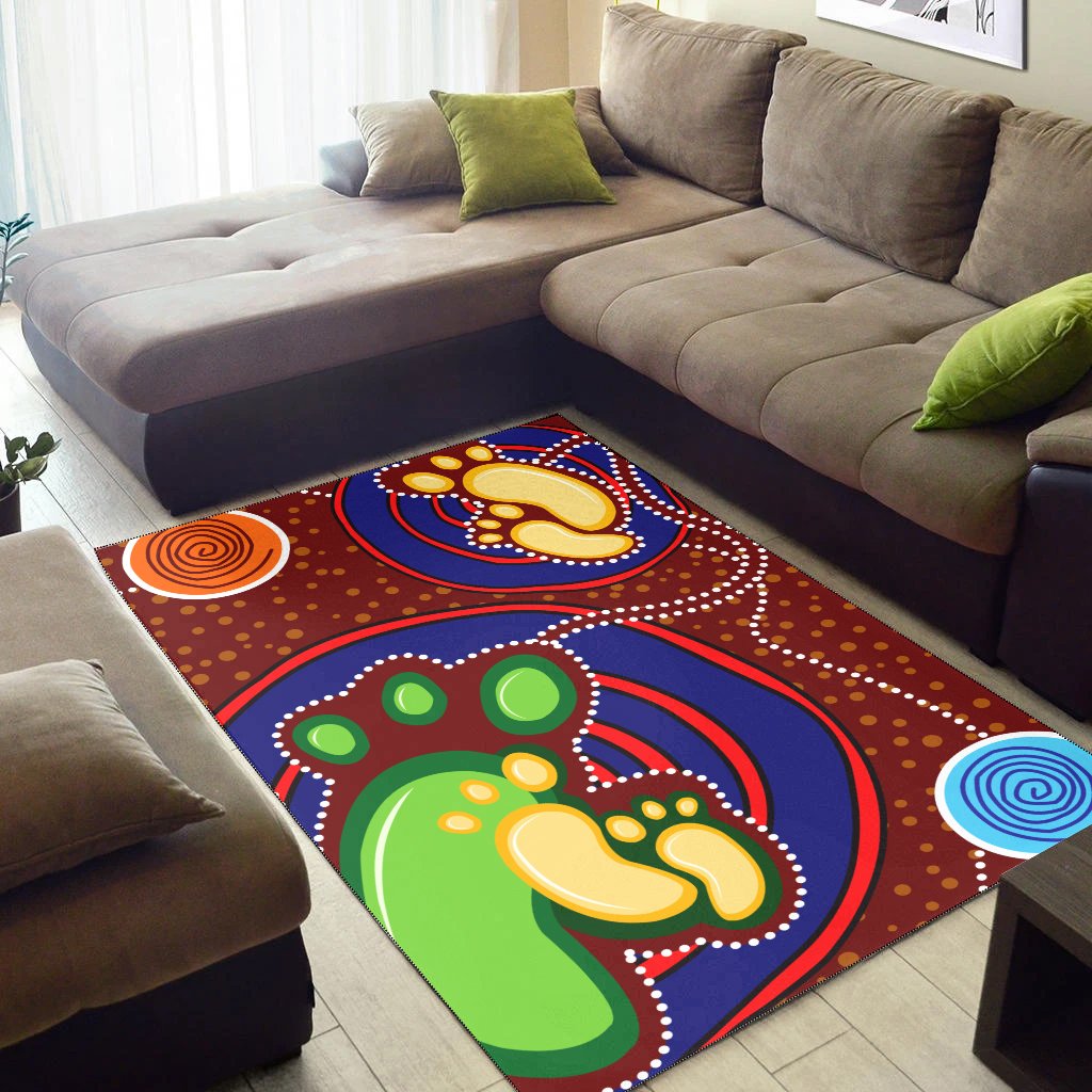 aboriginal-area-rug-mom-and-son-footprint-aboriginal-style