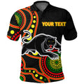 custom-personalised-panthers-polo-shirt-aboriginal-dot-painting