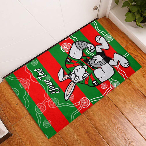 custom-personalised-rabbitohs-door-mat-south-sydney