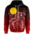 kids-custom-text-aboriginal-zip-up-hoodie-red-landscape