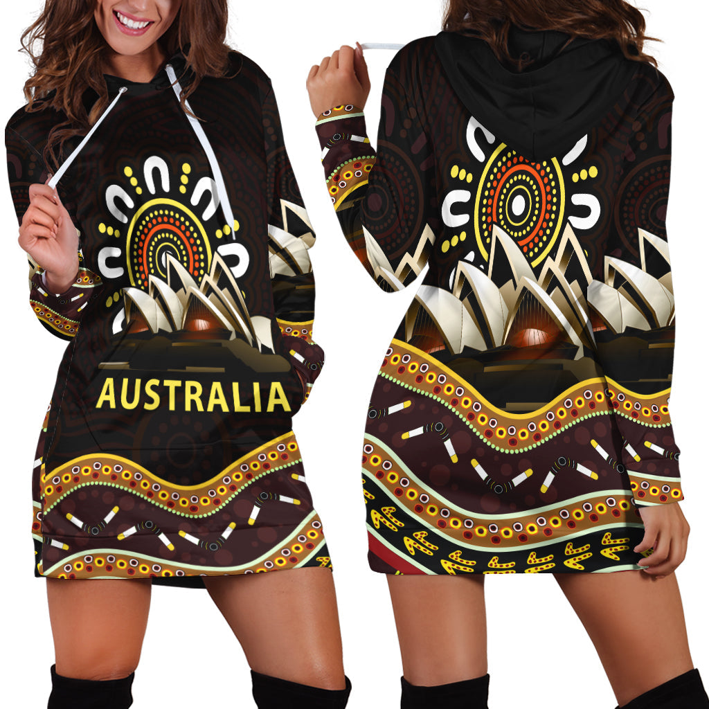 sydney-australia-hoodie-dress-aboriginal-art-sydney-opera-house